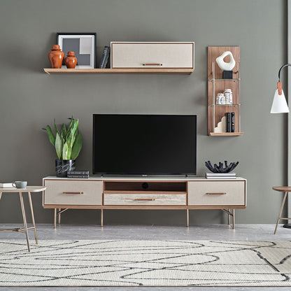 Module horizontal supérieur du meuble TV Brita