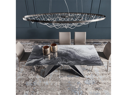 Table à manger Premier CrystalArt Drive - 78 W