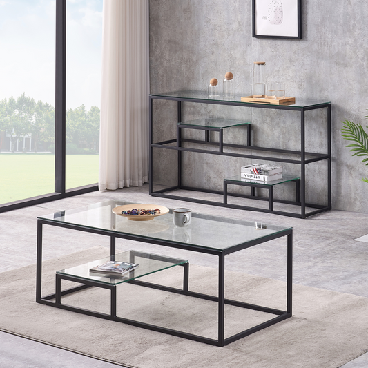 Table basse Enzo noir mat