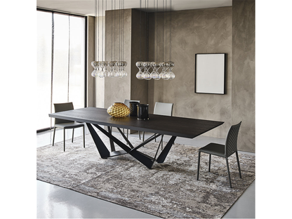 Skorpio Wood Master Dining Table - 118W