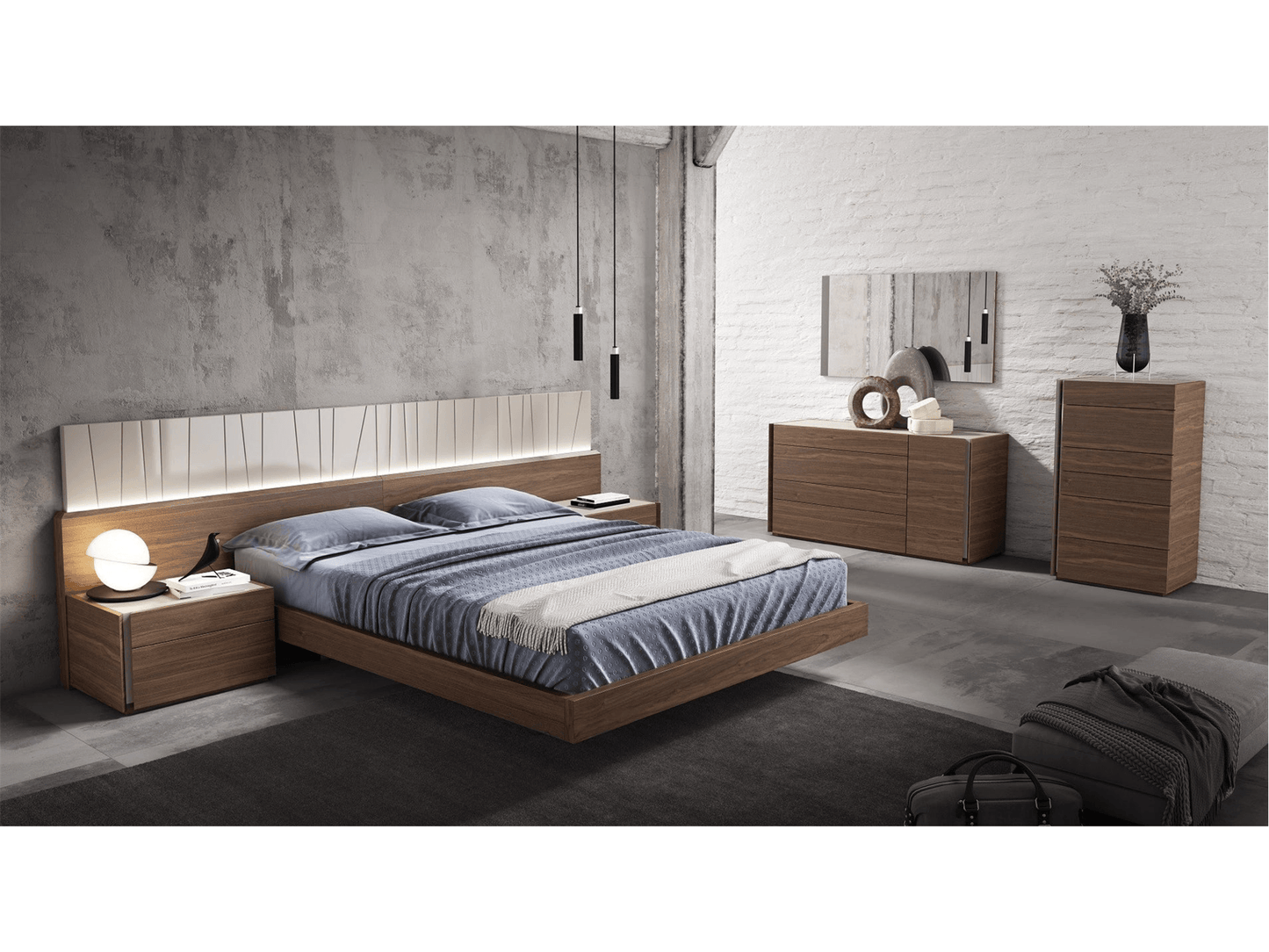 Collection de chambre Porto - Gris