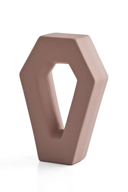 Vase pentagone en céramique