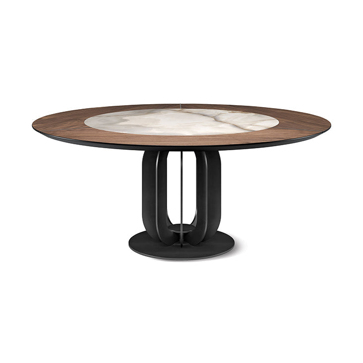 Soho Ker Wood Dining Table - 70Dia