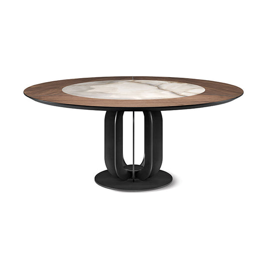 Soho Ker Wood Dining Table - 70Dia
