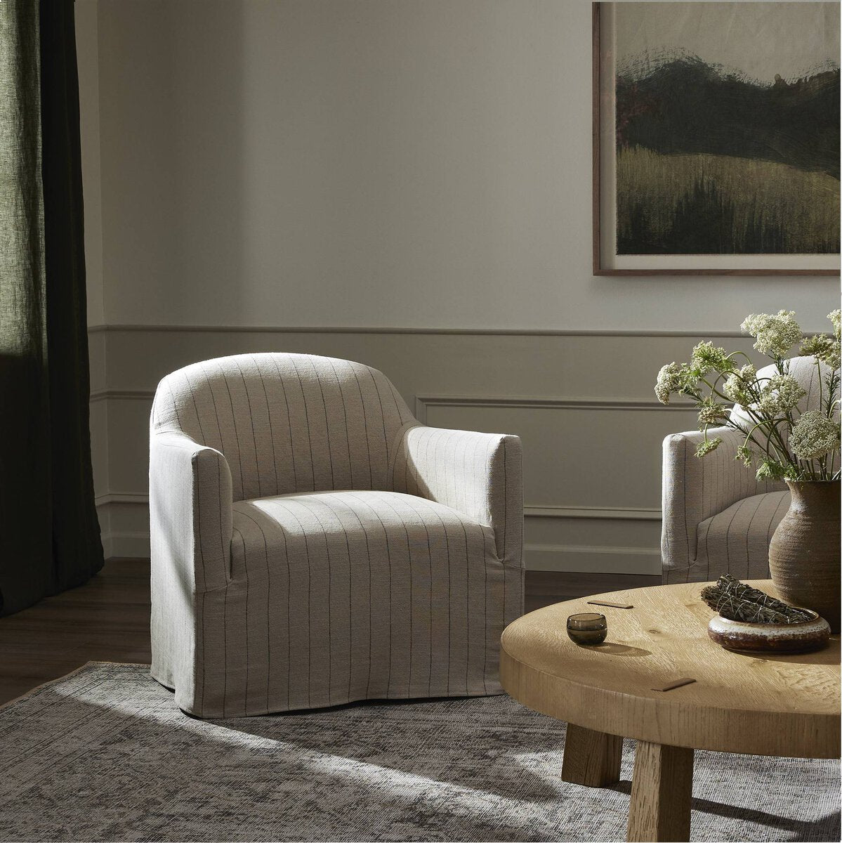 Housse pour chaise pivotante Lowell