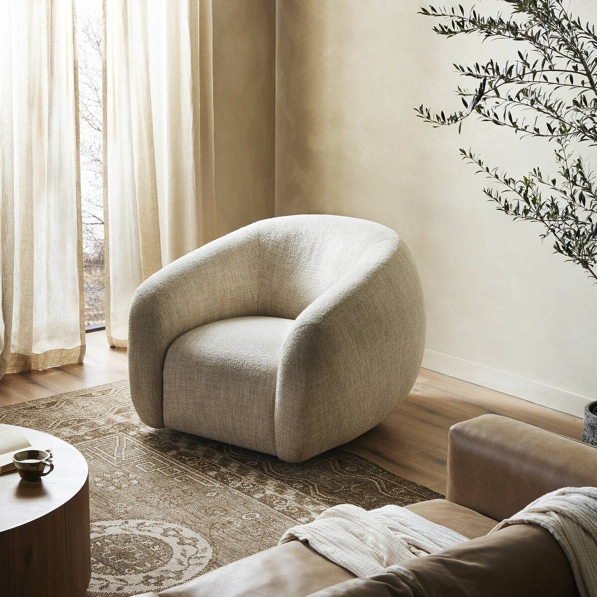Chaise pivotante Channing