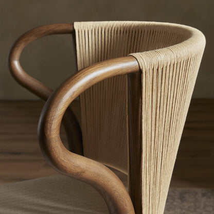 Chaise de salle à manger sans accoudoirs Amira