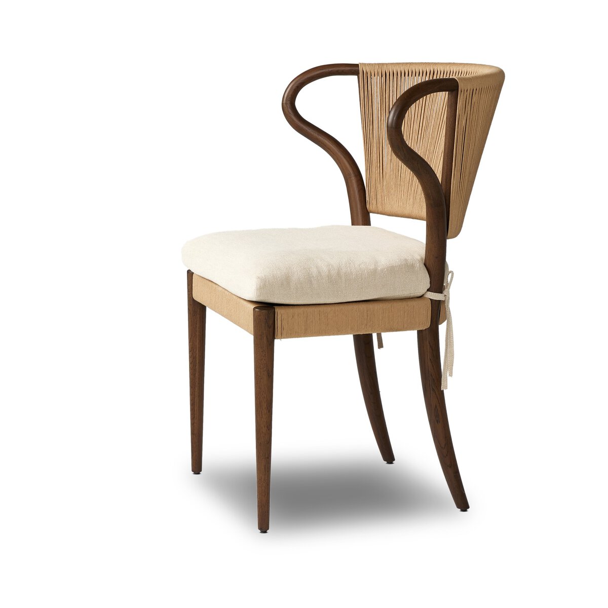 Chaise de salle à manger sans accoudoirs Amira