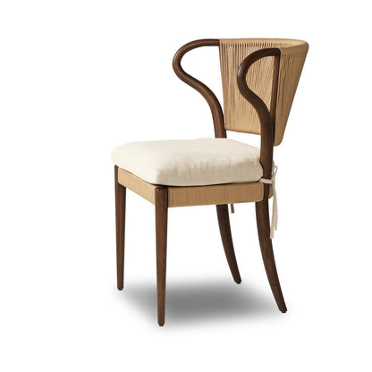 Chaise de salle à manger sans accoudoirs Amira