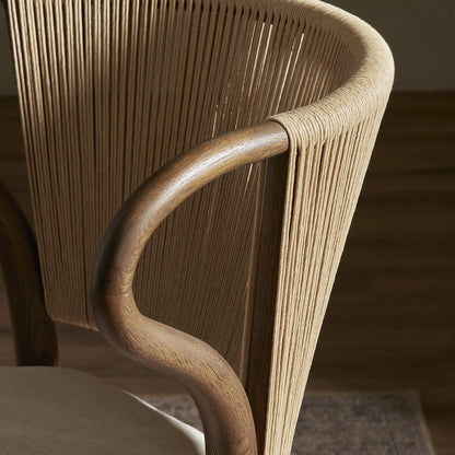 Chaise de salle à manger sans accoudoirs Amira