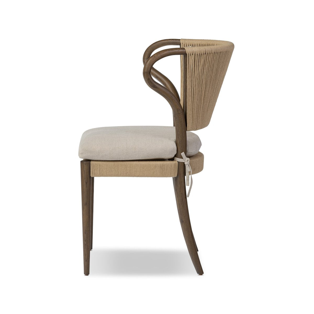 Chaise de salle à manger sans accoudoirs Amira