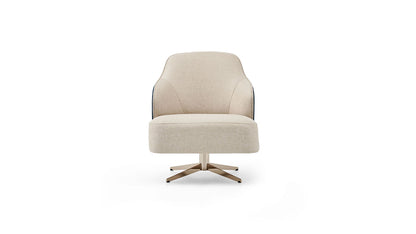 Allegra Armchair with Metal Swivel Leg