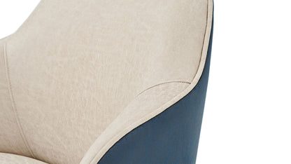 Allegra Armchair with Wooden Fixed Leg