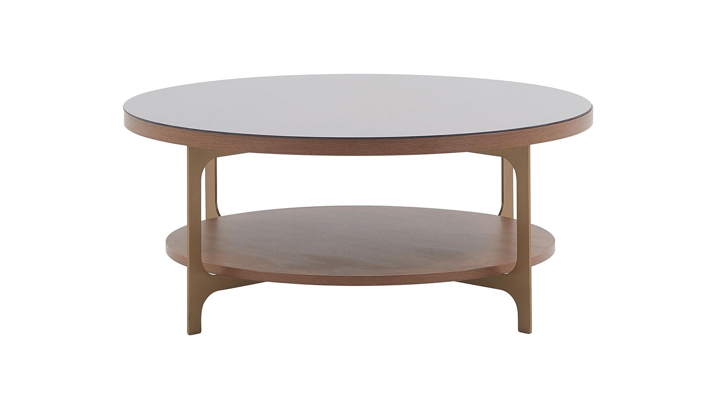 Table centrale dorée