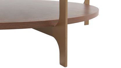 Table centrale dorée