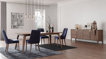 Table à manger dorée