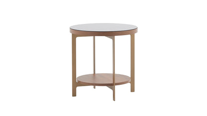 Table d'appoint dorée