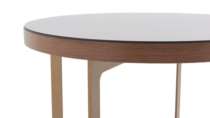 Table d'appoint dorée