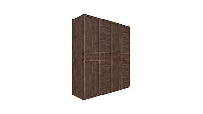 Armoire dorée à 4 portes