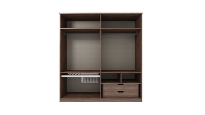 Armoire dorée à 4 portes