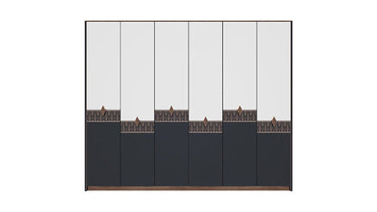 Armoire 6 portes Diamond