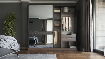 Armoire 2 portes coulissantes Diamond 240 cm