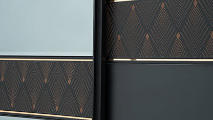 Armoire 2 portes coulissantes Diamond 240 cm