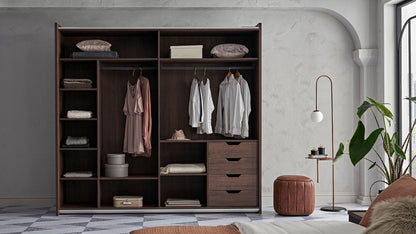 Armoire coulissante Matilda à 2 portes