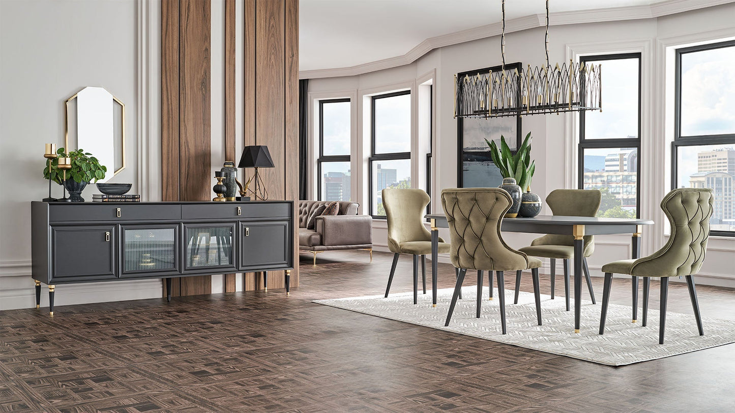 Table à manger ovale Lorenta