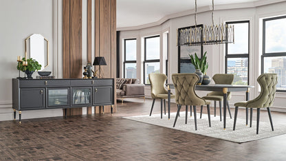 Table à manger ovale Lorenta