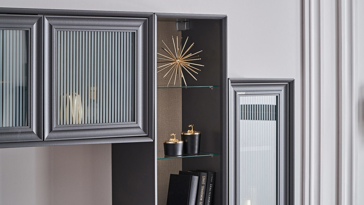 Module supérieur du meuble TV Lorenta
