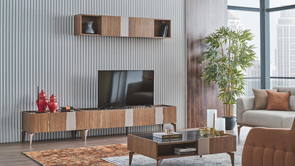 Module inférieur de meuble TV Likya - 90 cm