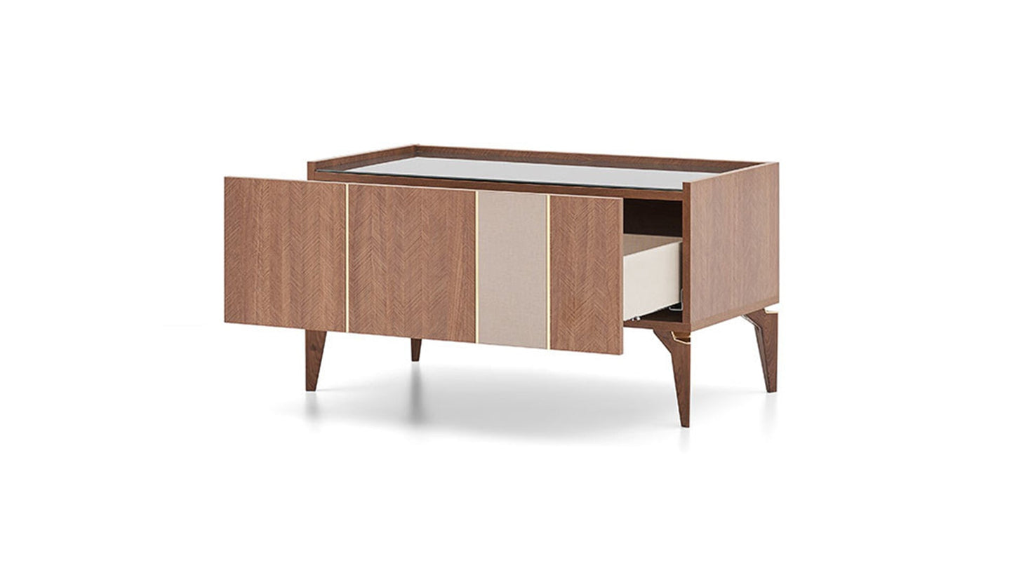 Module inférieur de meuble TV Likya - 90 cm