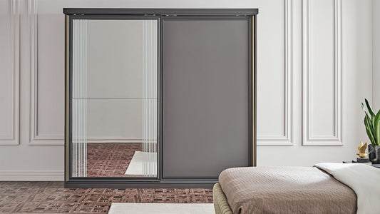 Armoire coulissante Lorenta à 2 portes