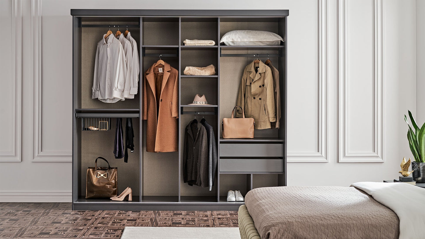 Armoire coulissante Lorenta à 2 portes