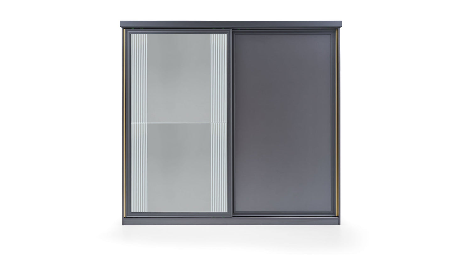 Armoire coulissante Lorenta à 2 portes