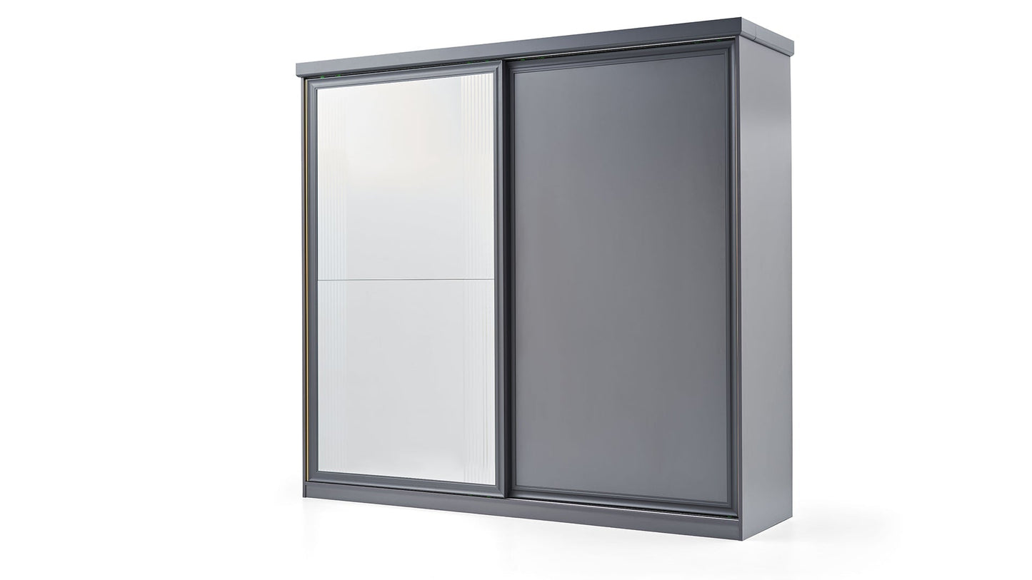 Armoire coulissante Lorenta à 2 portes