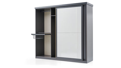 Armoire coulissante Lorenta à 2 portes