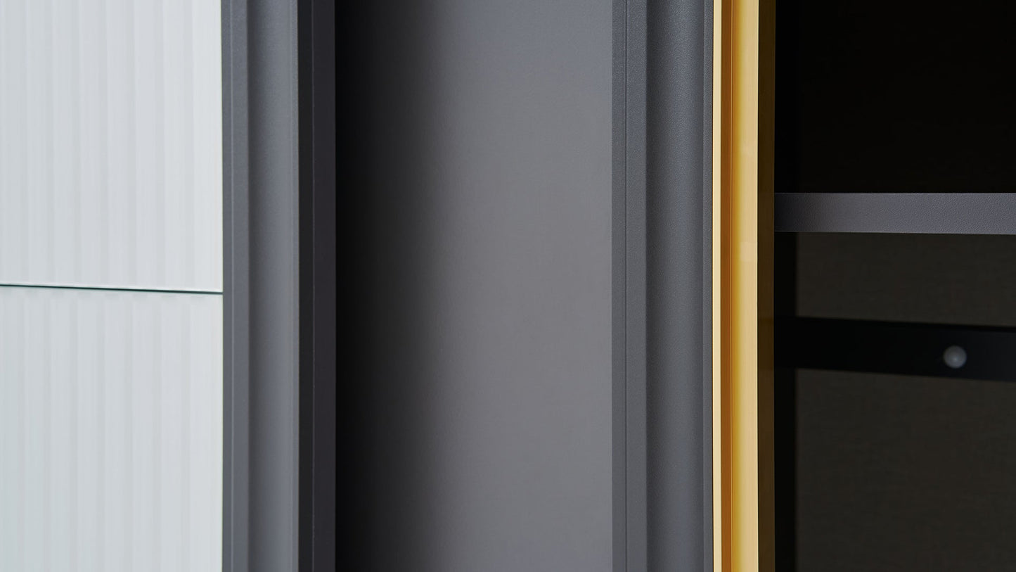 Armoire coulissante Lorenta à 2 portes