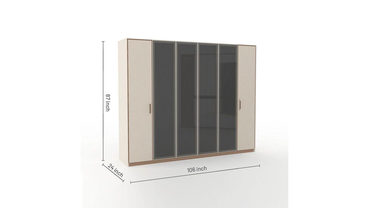 Brita 6 Door Wardrobe