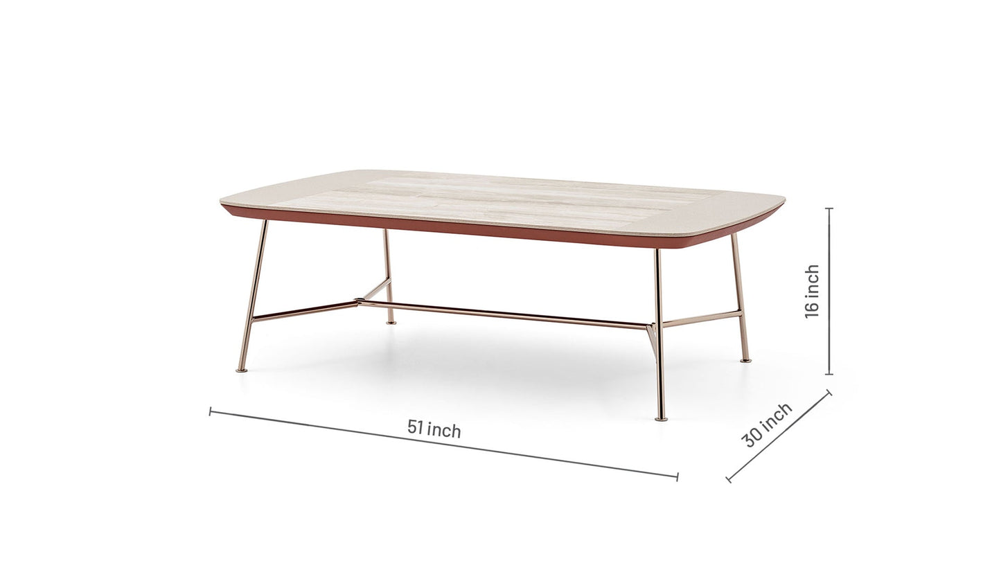 Table basse rectangulaire Brita