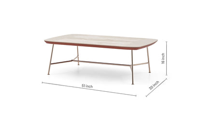 Table basse rectangulaire Brita