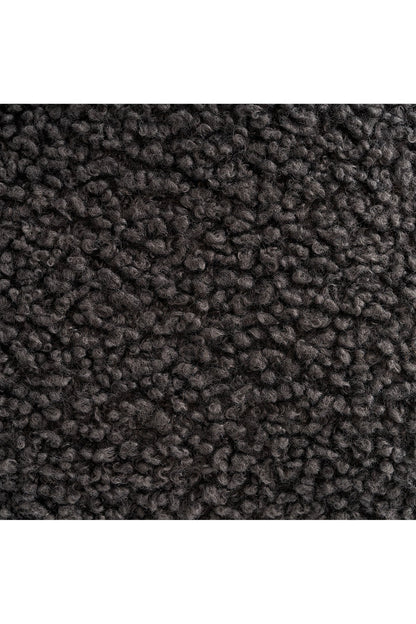 Anthracite Ecru Lace Pillow