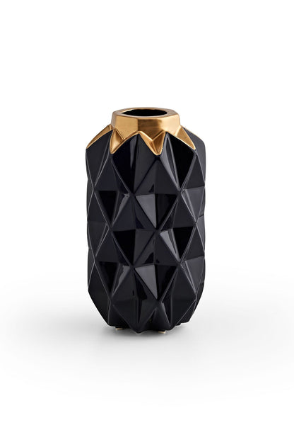 Grand vase bleu foncé