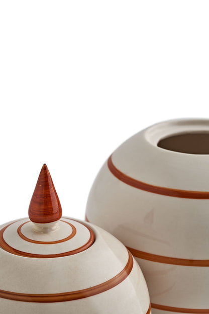 Objet Cube Cannelle 2 Pièces