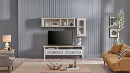 Toscana TV Unit Top Module with Glass Cover