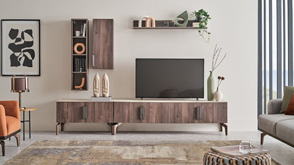Module inférieur du meuble TV Piero - 90 cm