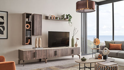 Module inférieur du meuble TV Piero - 180 cm