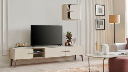 Module inférieur du meuble TV Milena - 240 cm