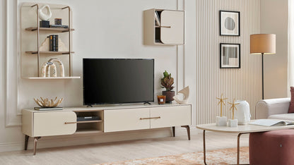 Module inférieur du meuble TV Milena - 240 cm
